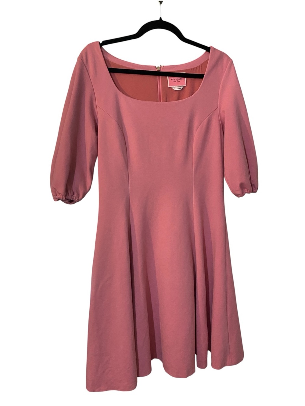 Kate Spade Pink Scoop Neck A-Line Dress